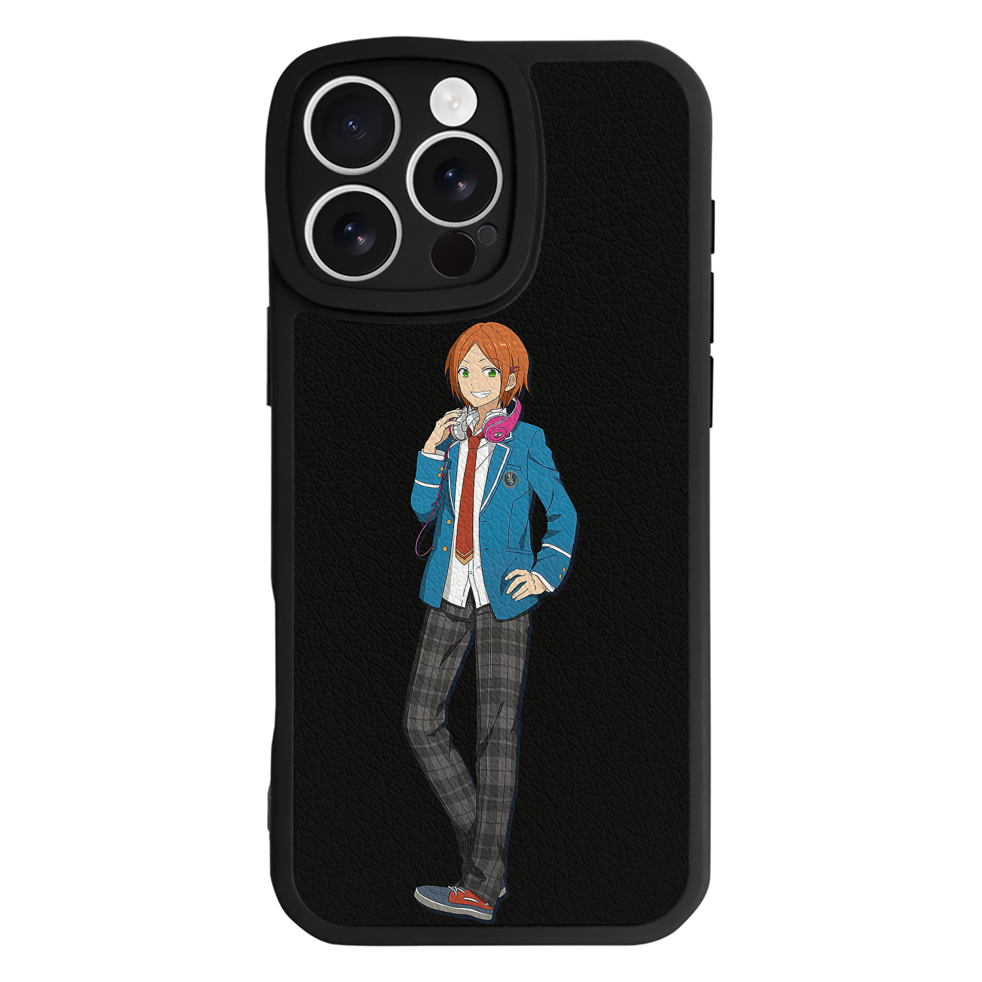 （画像用） あんさんぶるスターズ! Ensemble Stars 【iPhone 16シリーズ対応】シリコンスマホケース（レザー調） 材質：シリコン